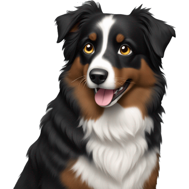 Black Australian shepherd  emoji