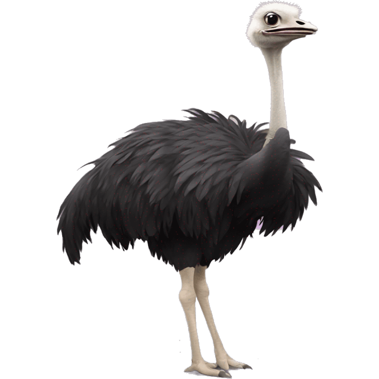 ostrich dancing emoji