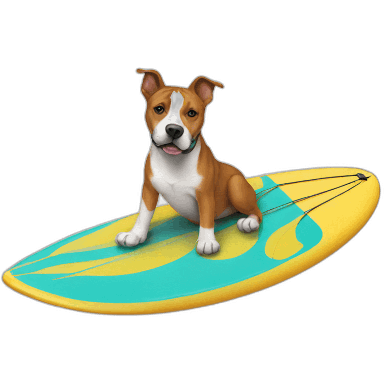 surfboard with amstaff emoji