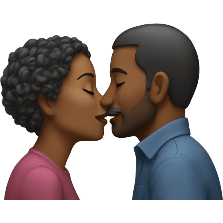 Man and woman kissing  emoji