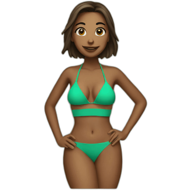 bikini woman emoji