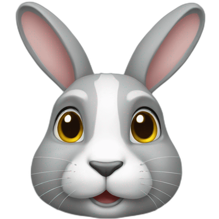 lapin gris emoji