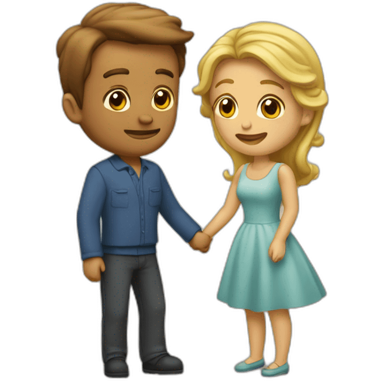 Homme qui fais l’amour à une femme emoji