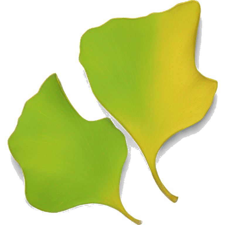 gingko leaf outli emoji