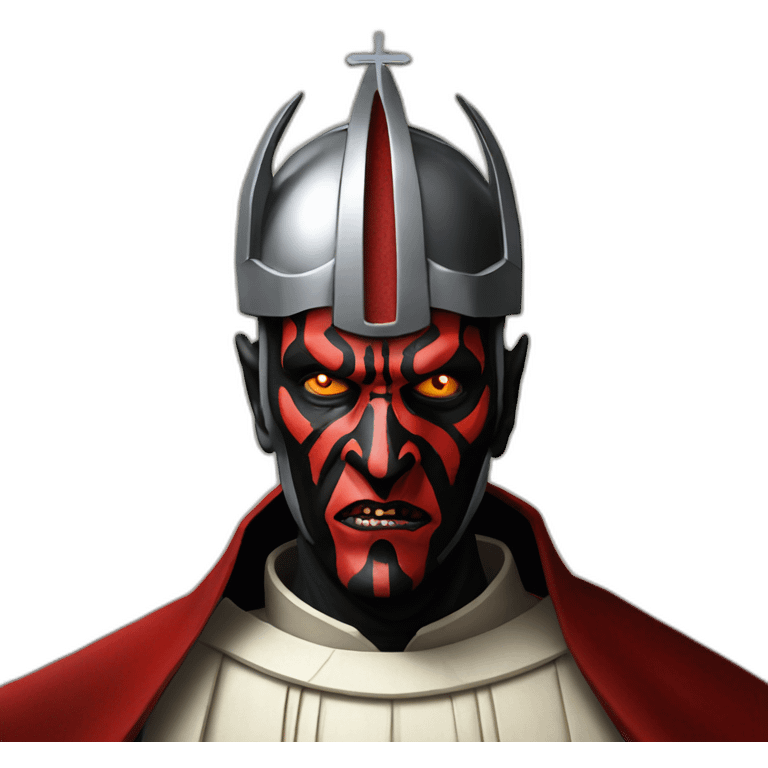 Darth maul pope emoji