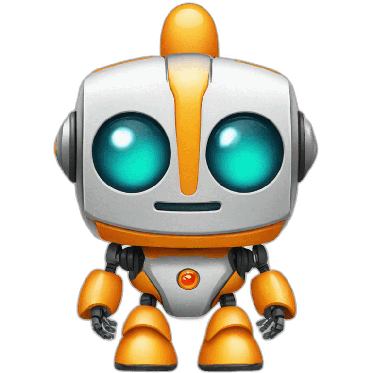 kumquat robot cartoon character emoji