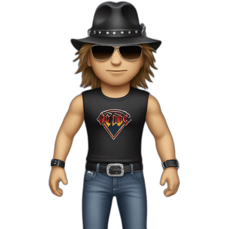 Richie Sambora with an AC/DC tshirt on emoji