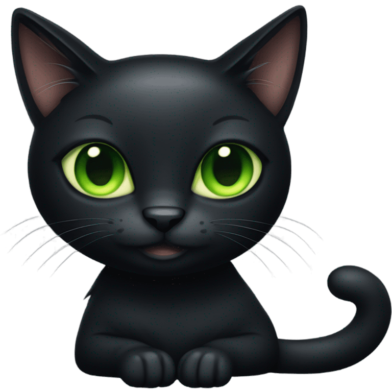 Black cat emoji