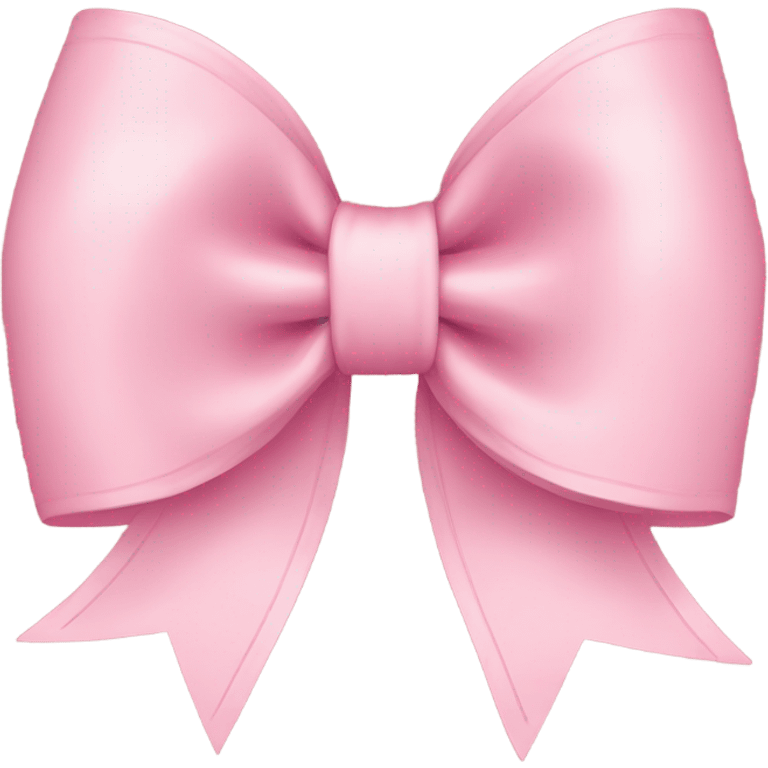 light pink bow on light pink bow emoji