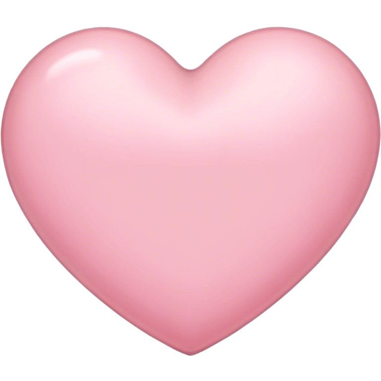 Light pink heart emoji