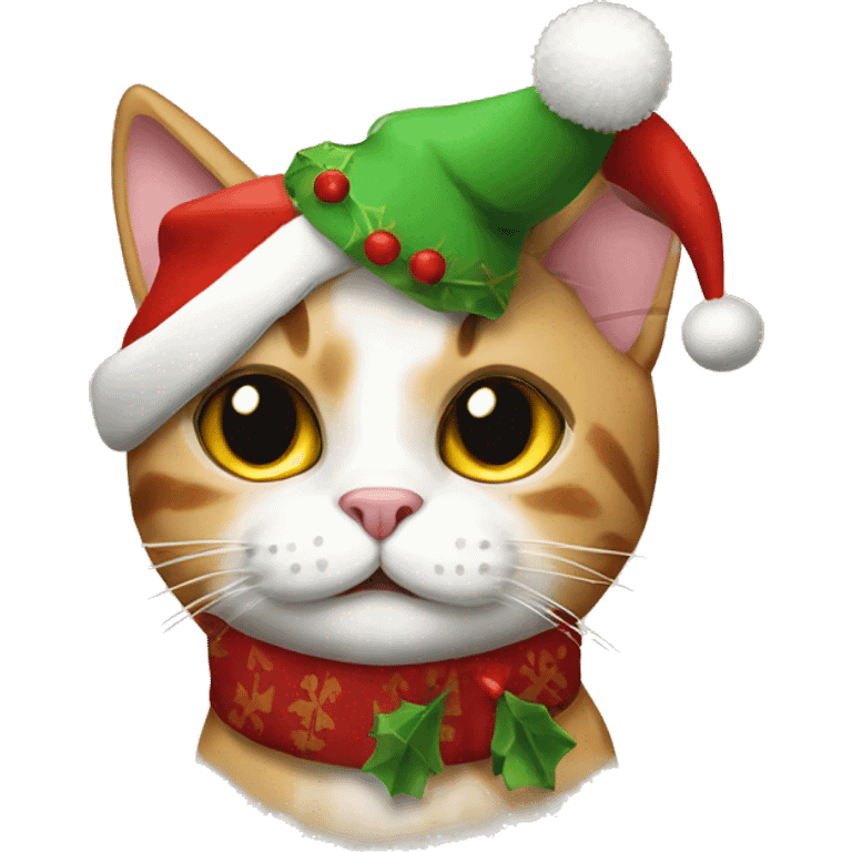 Christmas cat  emoji