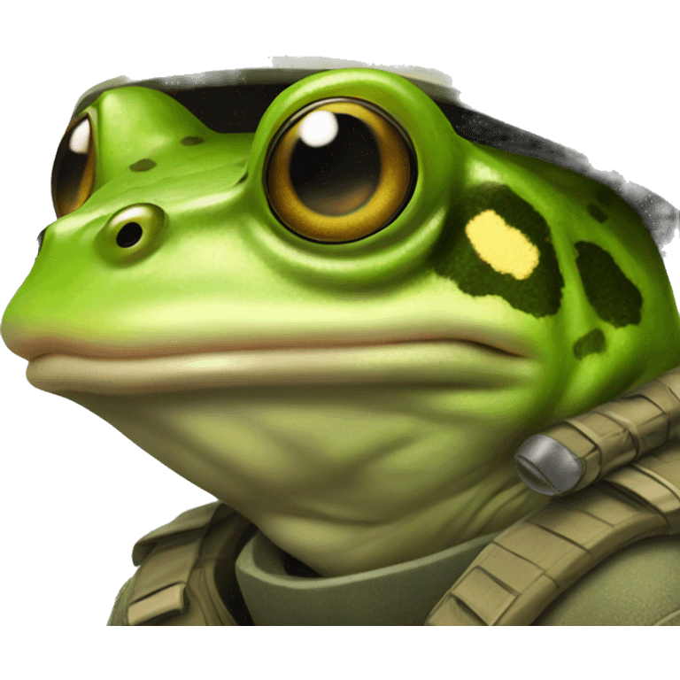 soldier frog emoji