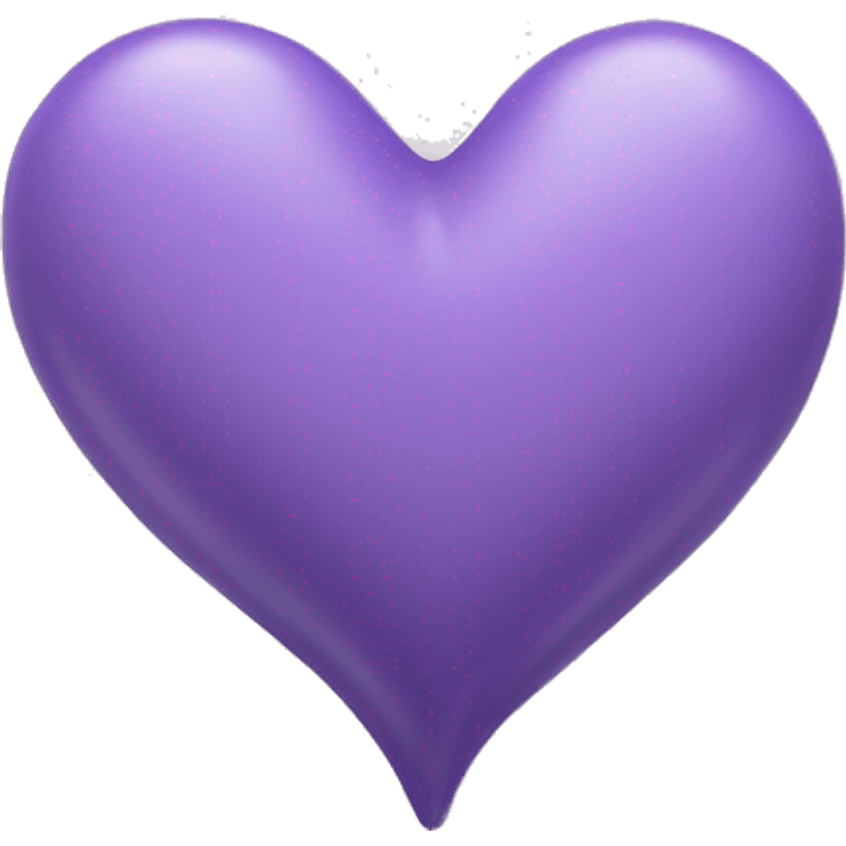 Lavender heart emoji