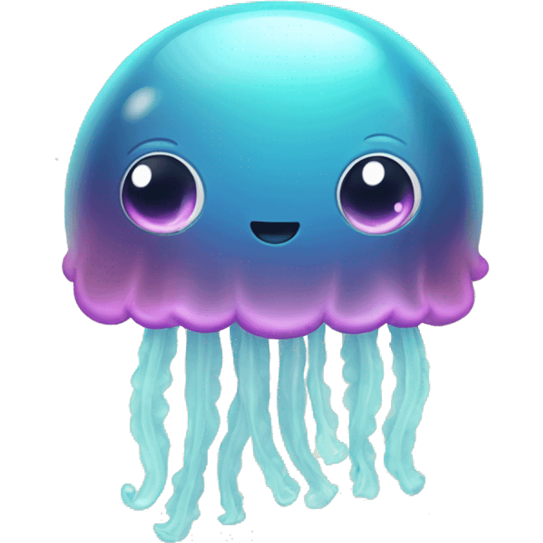 Cute jellyfish emoji