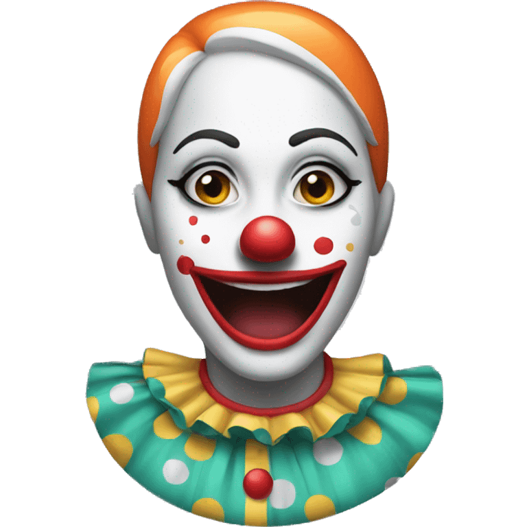 Woman clown  emoji