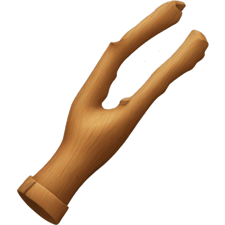 wood arm emoji