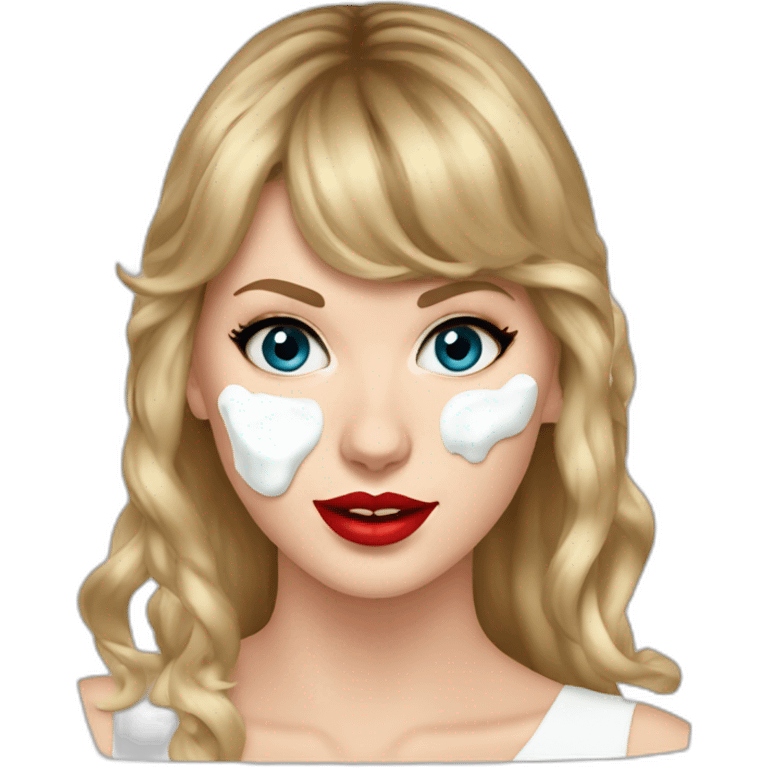 taylor-swift-milk-on-face emoji