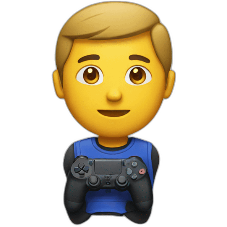 Playing ps4 emoji