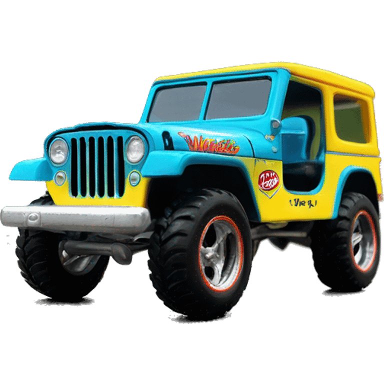 Hot wheels Premium SpongeBob 1953 Willy’s jeep  emoji