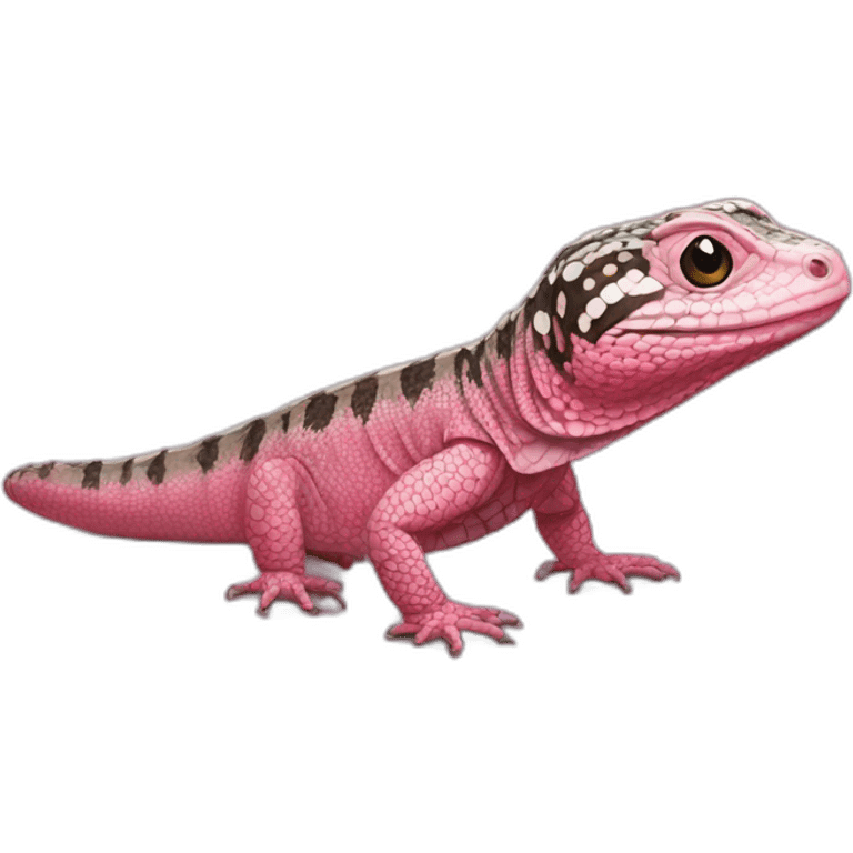 tegu lizard pink emoji