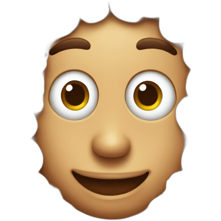 chocolate banana chip face emoji