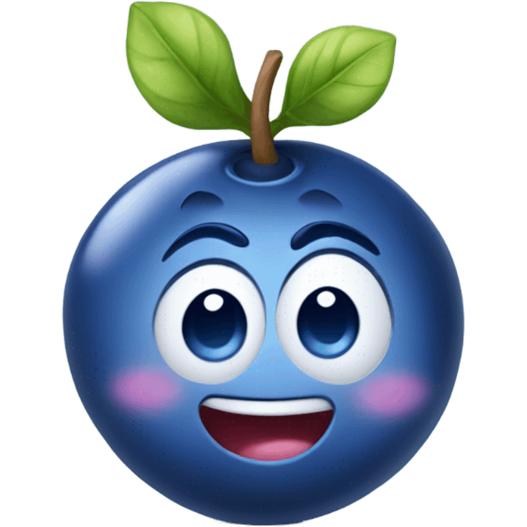 cute blueberry emoji emoji