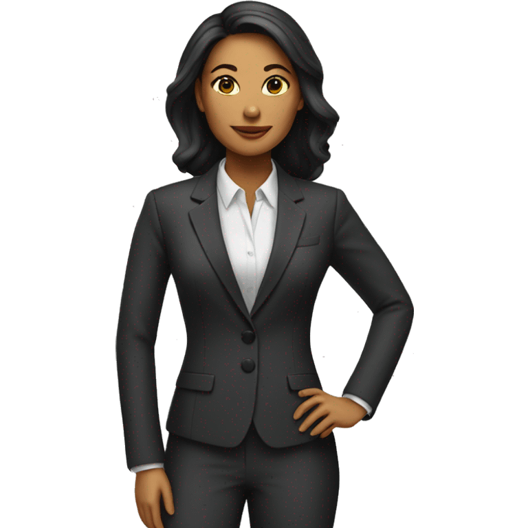 woman in suit emoji