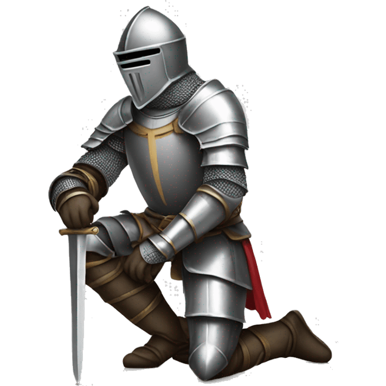 Knight kneeling emoji