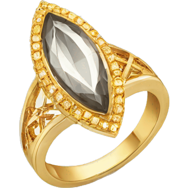 Marquise ring  emoji