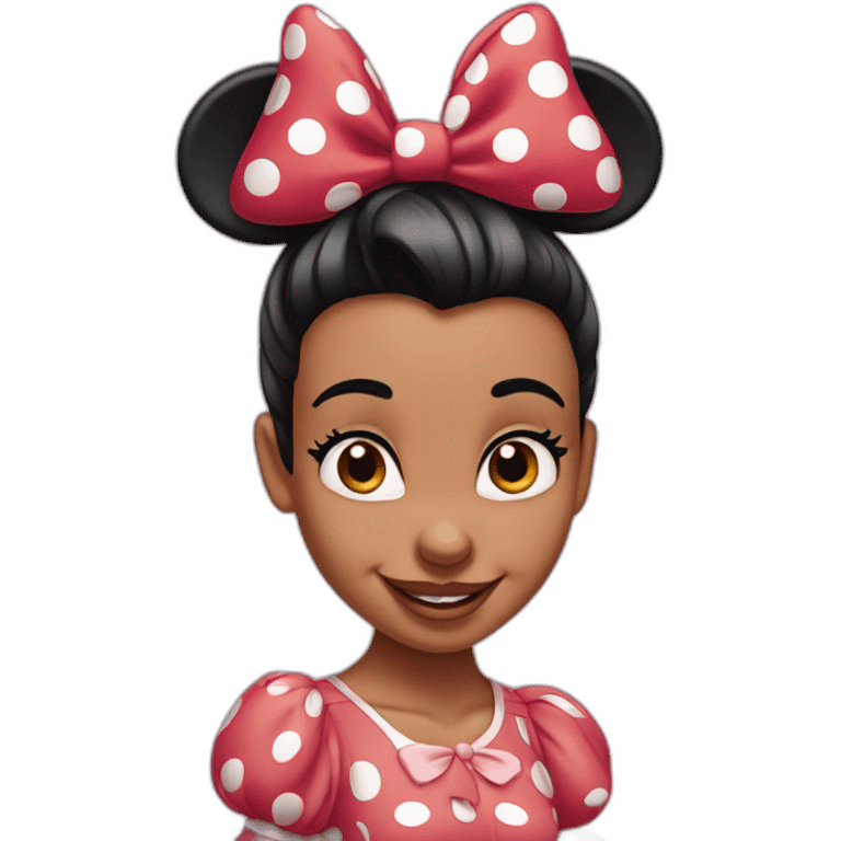  Classic Minnie Mouse is not a human emoji