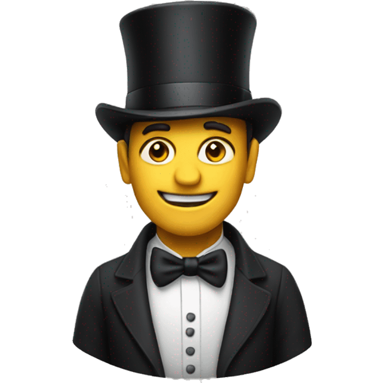 Man with top hat emoji