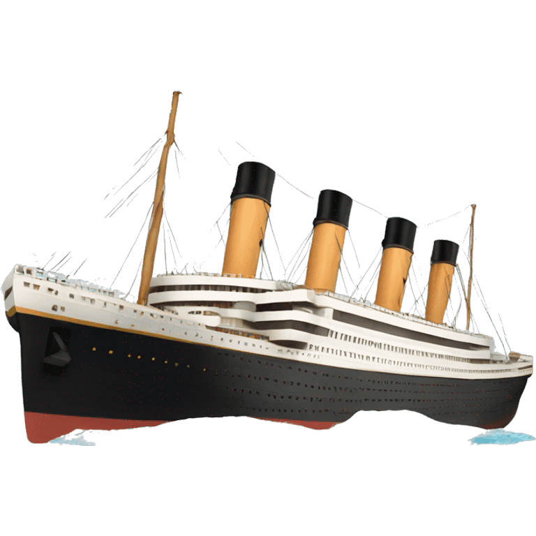 Titanic ship emoji