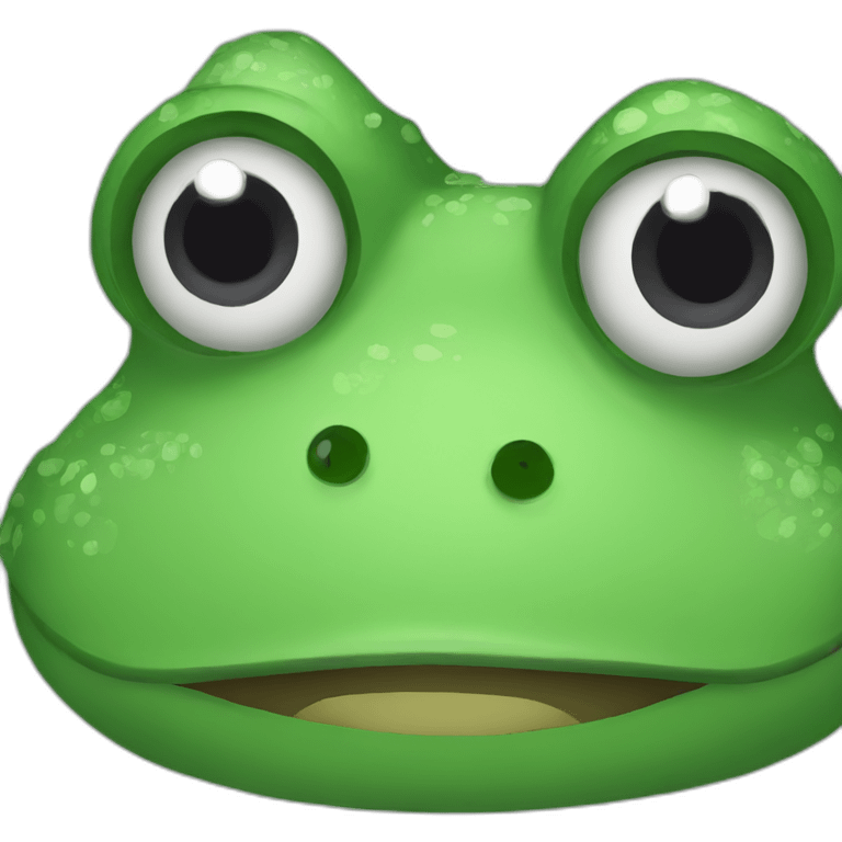 Sad frog emoji