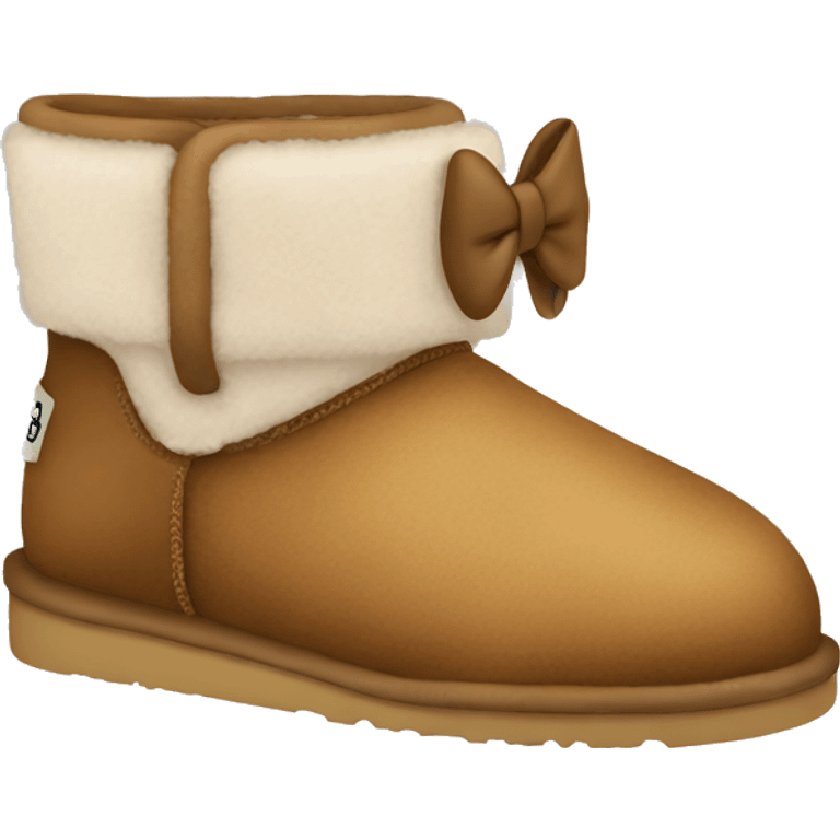 uggs with bow emoji