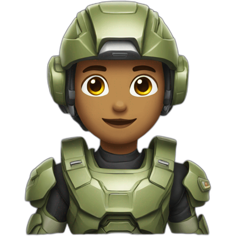 Love u halo major emoji