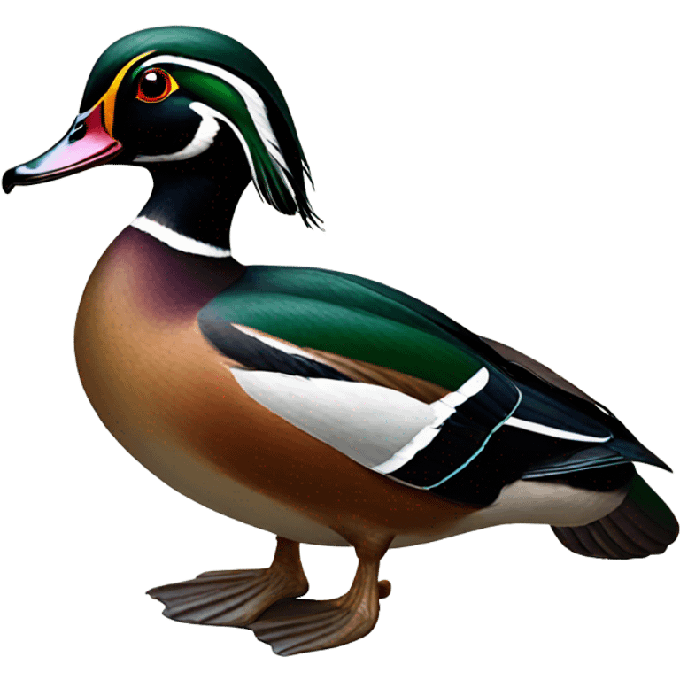 Wood duck emoji