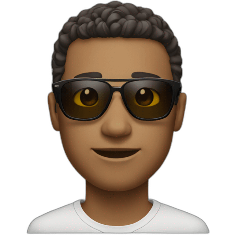 Guy with oakley sunglasses  emoji