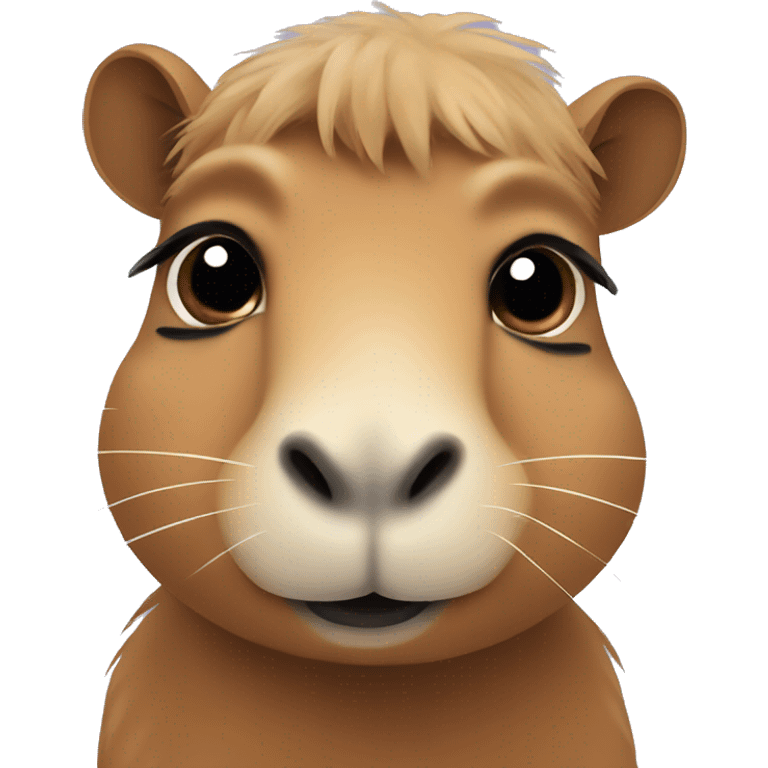 cute baby capybara emoji