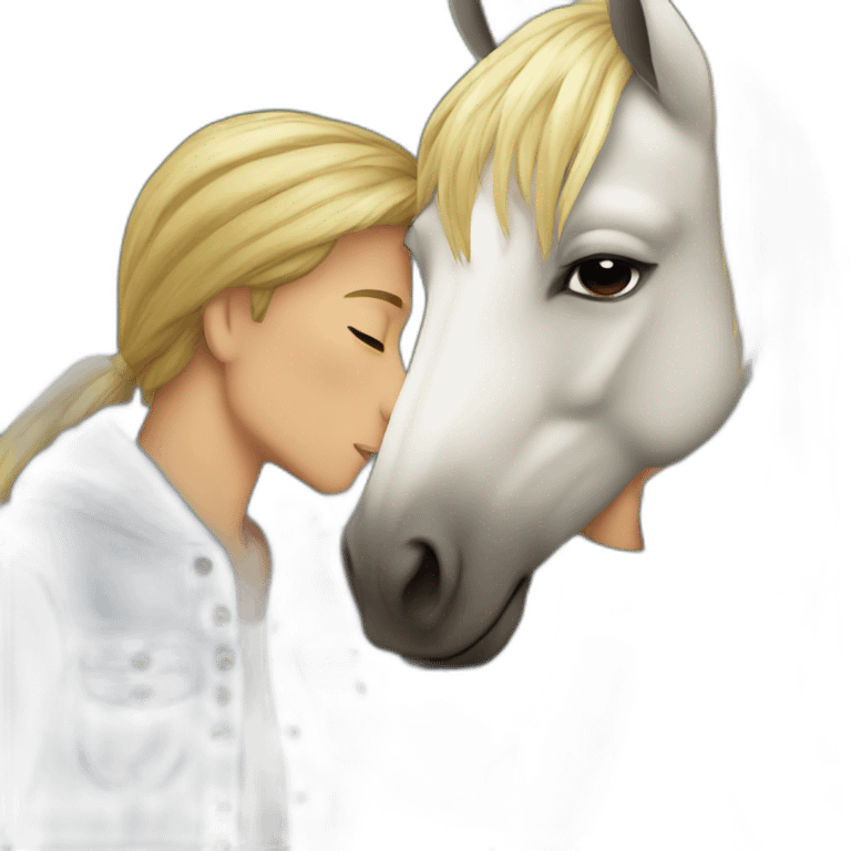 horse kiss emoji