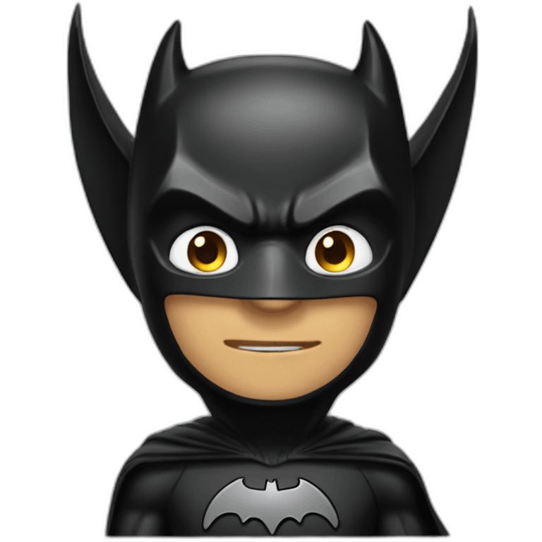 Bat man emoji