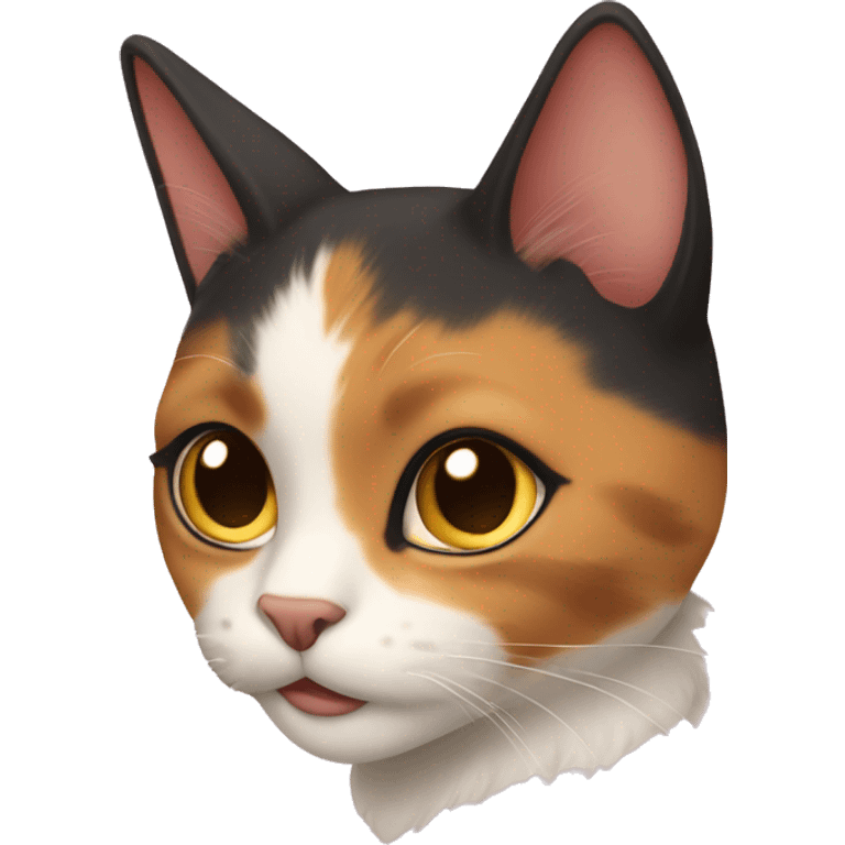 calico cat princess emoji