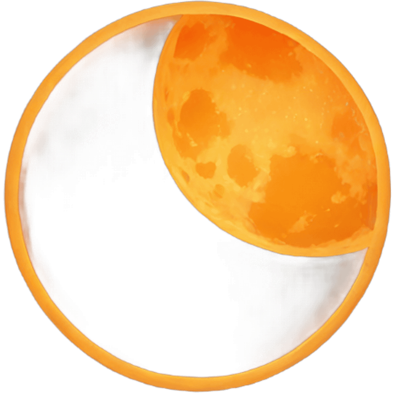 orange moon emoji