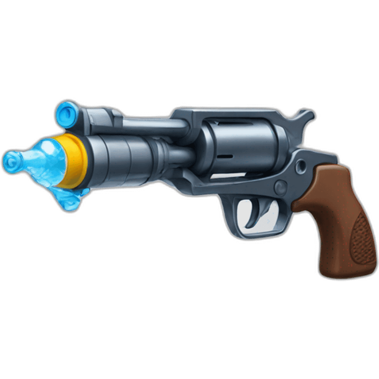 revolver water gun emoji