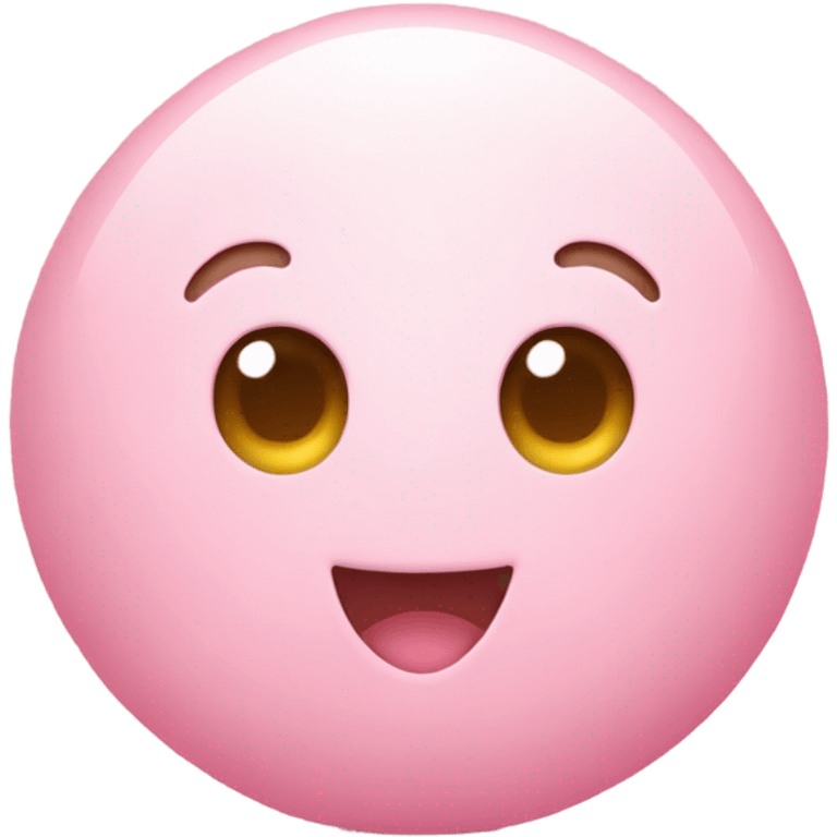 Cute pink emoji