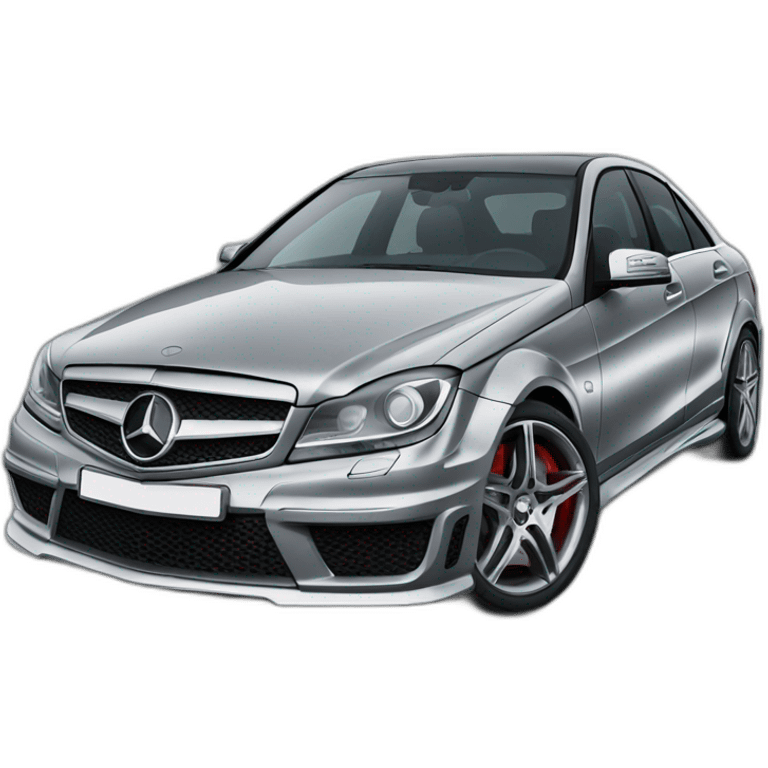 Mercedes c class amg grey  emoji