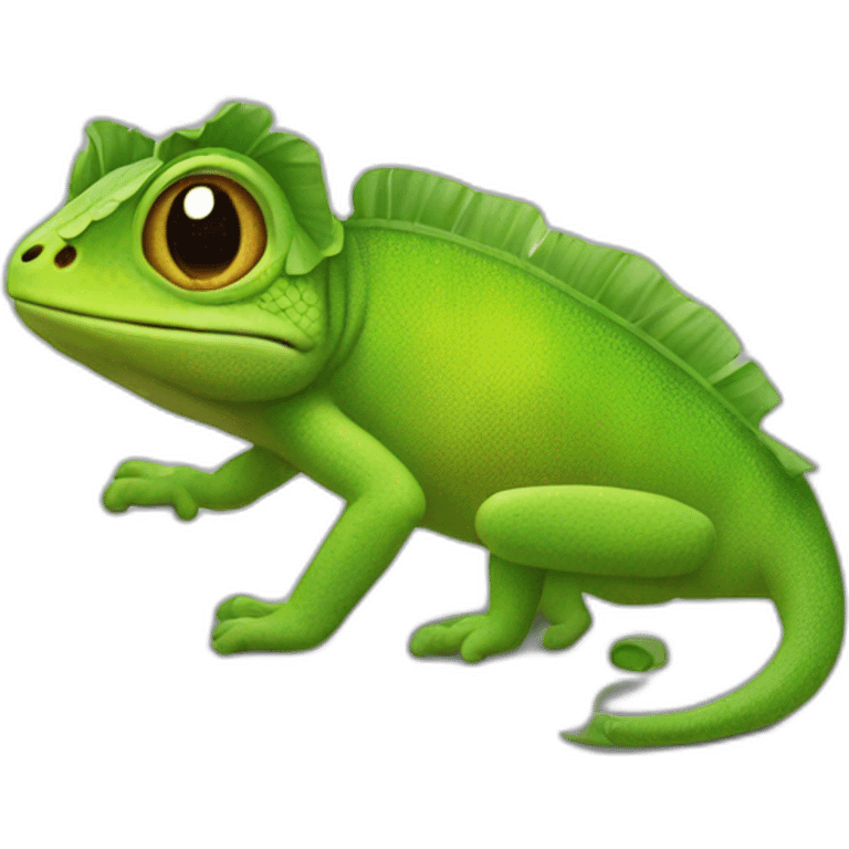 Caméléon emoji