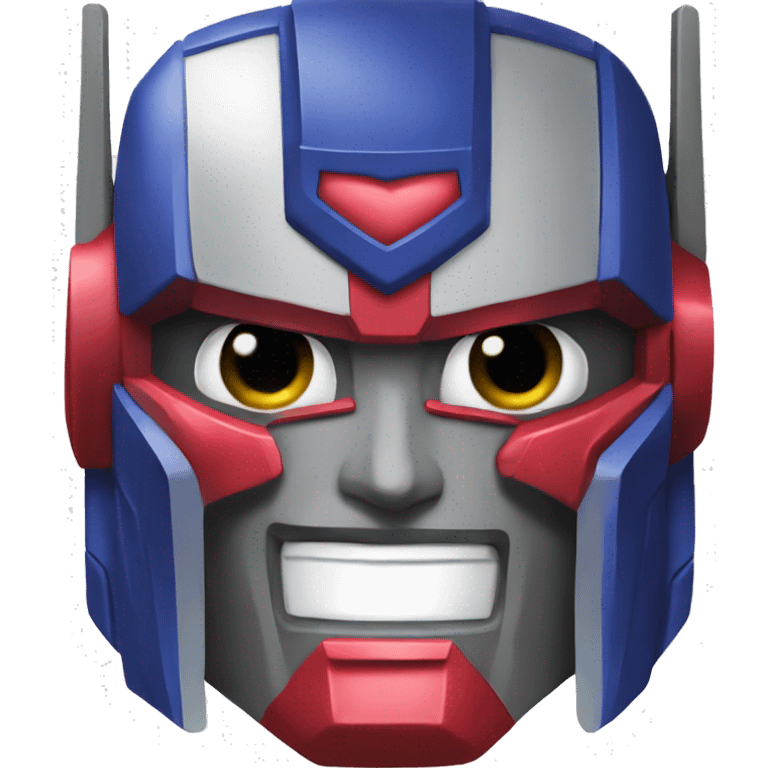 Optimus prime heart eyes emoji