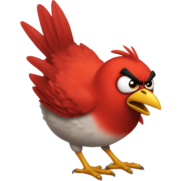 Angry Red Bird emoji