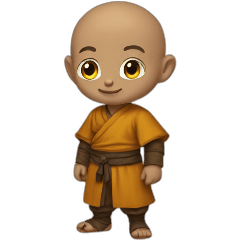 The open hand halfling monk emoji