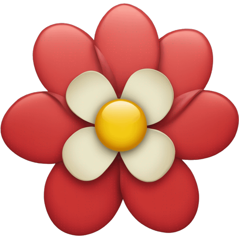 flower with red not allowed strike through emoji